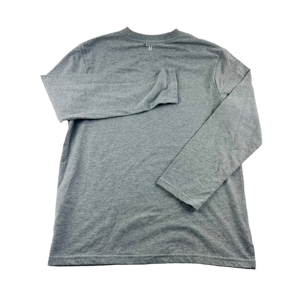 Tumi X Air India Gray Long Sleeve Polyester Cotton T-Shirt Mens Size Small - Picture 6 of 6